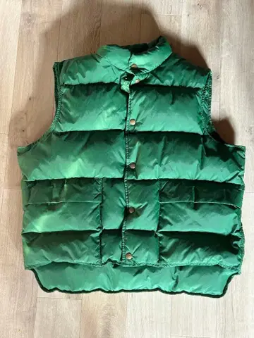 L.L.Bean 그린 다운 베스트 80s