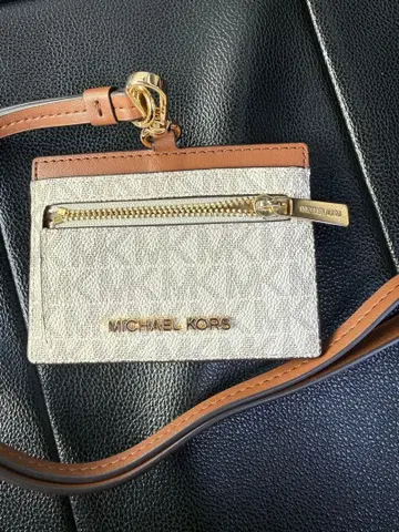 MICHAEL KORS 카드 케이스 베이지/브라운