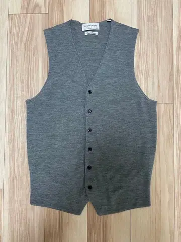 [남성용 투모로우랜드] 울 100% 그레이 베스트