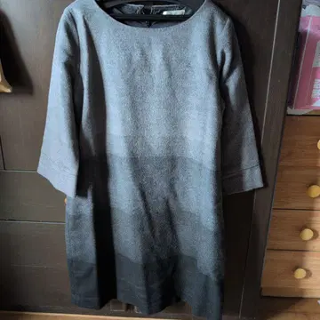 그레이 그라데이션 원피스