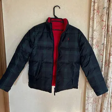 랄프 로렌 다운 자켓 리버서블