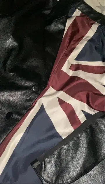 유니언 잭 디자인 캐주얼 자켓