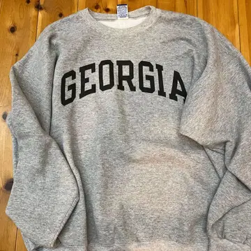 Champion GEORGIA 맨투맨 트레이닝복 그레이