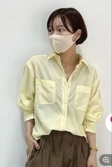 2WAY 셔츠 caho 콜라보