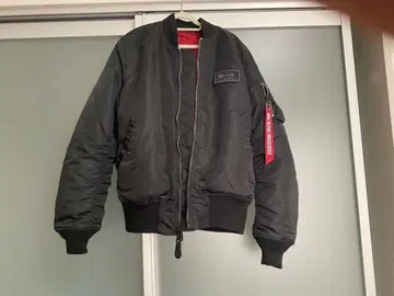 ALPHA MA-1 플라이트 자켓 블랙