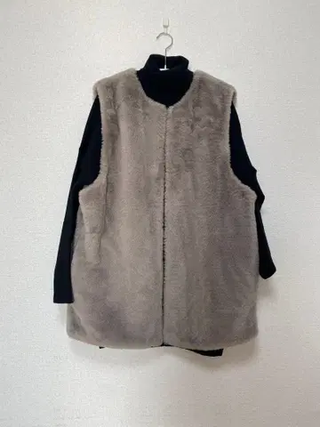 퍼 베스트 그레이 슬리브리스 베스트 베스트 프리 사이즈