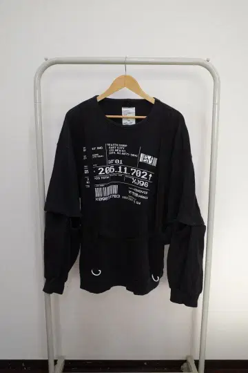 SHAREEE 바코드 디자인 맨투맨 19ss