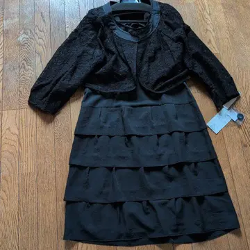 블랙 원피스 수트 레이스 포함