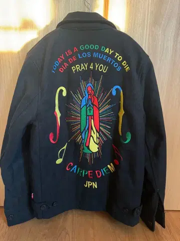 Xfrm 트랜스폼 BLACK FLAME 자켓 자수 블랙 프레임