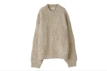 최종 가격 YOKE IREGULAR KNITTED SWEATER