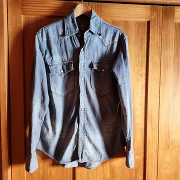 모모타로 진즈 웨스턴 셔츠 샴브레이 셔츠 사이즈 40