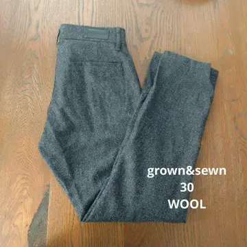 grown&sewn 울 슬랙스 30