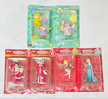 디즈니 크리스마스 피규어 오너먼트 복권 6종