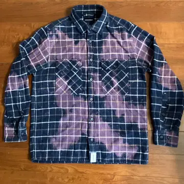 DESCENDANT 디센던트 모스 체크 플란넬 셔츠 사이즈 1