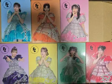 FRUITS ZIPPER 엽서 7명 세트