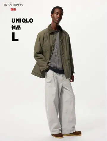 유니클로 JWANDERSON 코듀로이 워크 팬츠 L 그레이