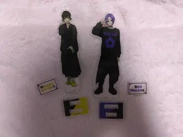 블루 록 아크릴 스탠드 (이바라 긴, 미카게 레오)