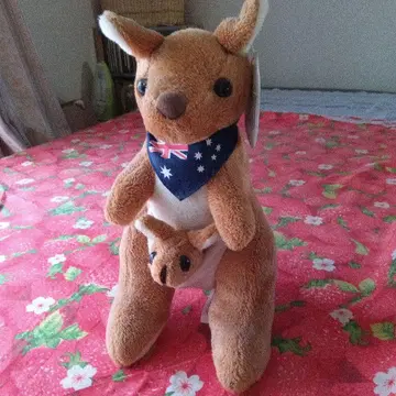 엄마 아빠 캥거루 봉제 인형