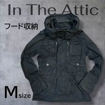 00s in the attic 볼륨 컬러 밀리터리 자켓 Y2K