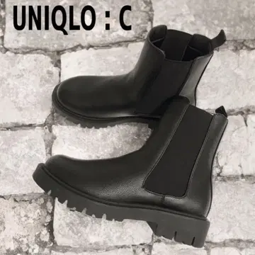 미사용급 UNIQLO:C 유니클로 사이드 고어 부츠 24cm 부츠