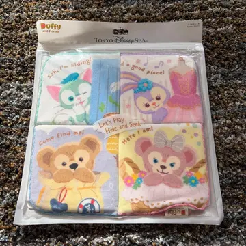 Duffy and Friends 숨바꼭질 타월 세트 4개입