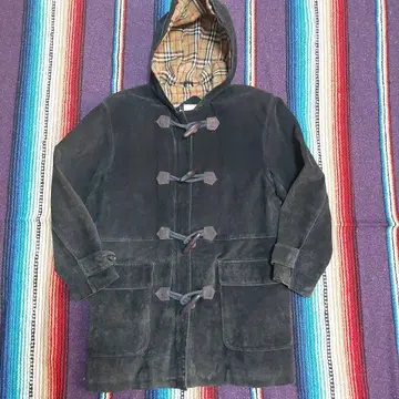 SPECIAL PRESENT 스웨이드 더플 코트 천연 가죽