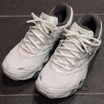 미즈노 MIZUNO WAVE PROPHECY LS 화이트 실버 26