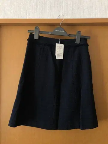 유나이티드 애로우즈 그린 레이블 네이비 트위드 스커트 포멀