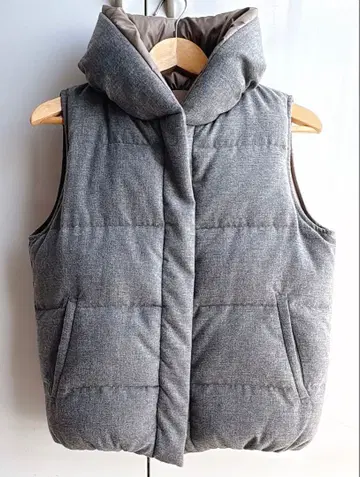 B:MING by BEAMS 후드 부착 다운 베스트 M 사이즈