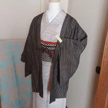 모방 겉옷 세로 줄무늬