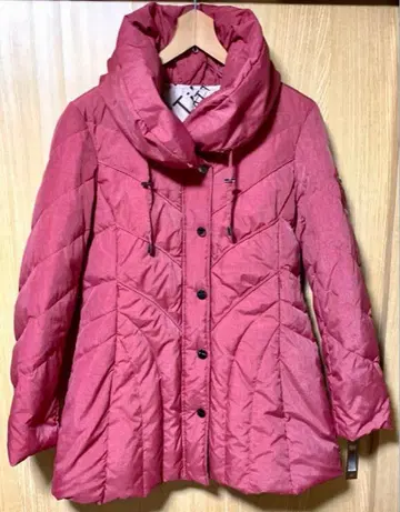 PATTiPATTi 파티파티 다운 코트 미들 기장 빨간색 레드 새상품급