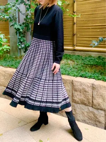 울 부세 니트 원피스