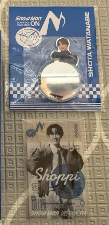 SnowMan 와타나베 쇼타 클리어 스티커 미러 스티커