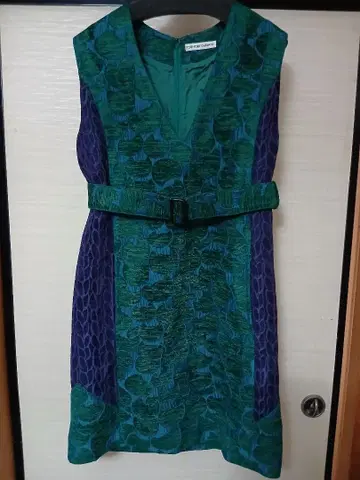 츠모리치사토 고양이 패턴 원피스