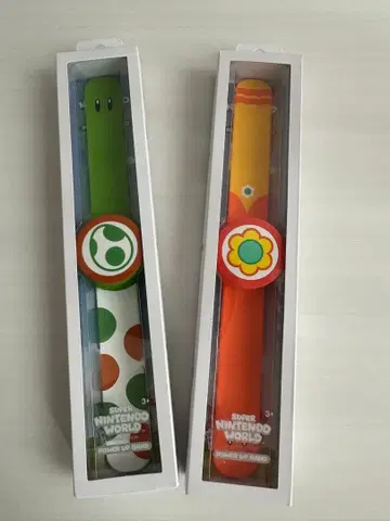 2025년 9월 USJ 마리오 파워업 밴드 2개 세트 (요시와 데이지)