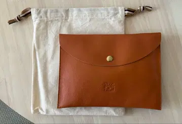 미사용 새상품 천연 가죽 일비종떼 케이스 얇은 타입 파우치