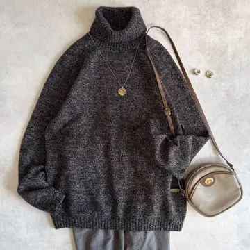새상품급 유나이티드 애로우즈 터틀넥 니트 스웨터 울 캐시미어