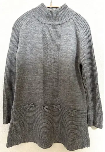 새상품급 갤러리 비스콘티 그레이 터틀넥 니트 스웨터 튜닉