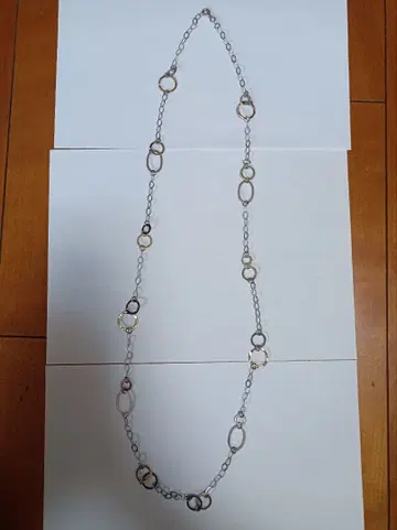 실버 925 롱 목걸이