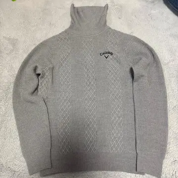 캘러웨이 터틀넥 스웨터 그레이