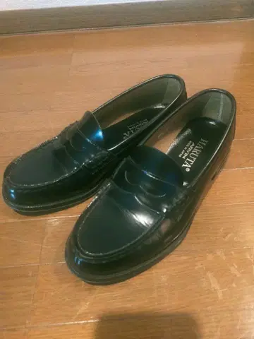 HARUTA 23.5cm 블랙 로퍼 새상품급