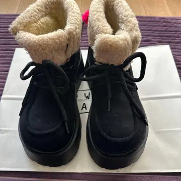 겨울용 스웨이드 보아 어그 부츠