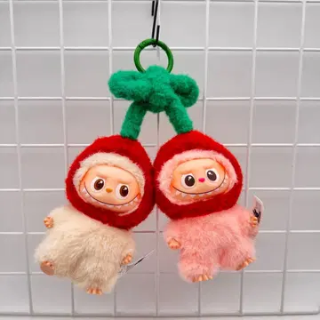 LABUBU 4.0 체리 쌍둥이 후드 봉제 인형용 커버