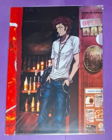 애니메이션 K 등신대 태피스트리 패턴 특전 클리어 파일 스오우 미코토