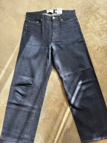 YAECA 다크 블루 스트레이트 데님