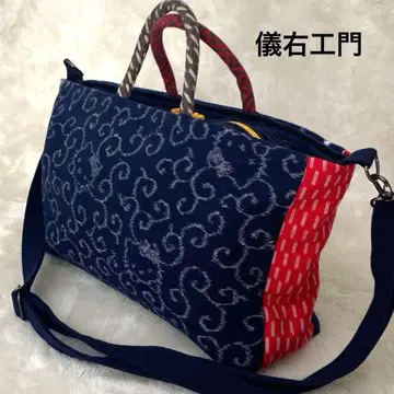 [ 새상품급 ] 구루메가스리 기우에몬 x 헬로키티 콜라보 숄더백 당초무늬