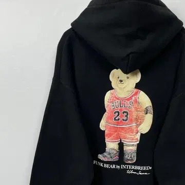INTERBREED USA funk bear 후드티