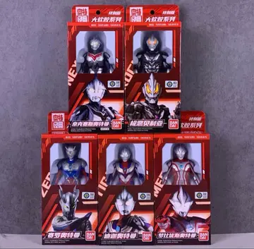 중국 한정판 울트라맨 소프트 비닐 세트 피규어 넥서스 티가 제로