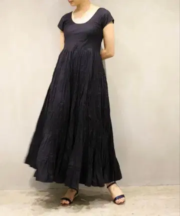 마리하 원피스 브라운 M 상당 면 100% 초원의 무지개 드레스