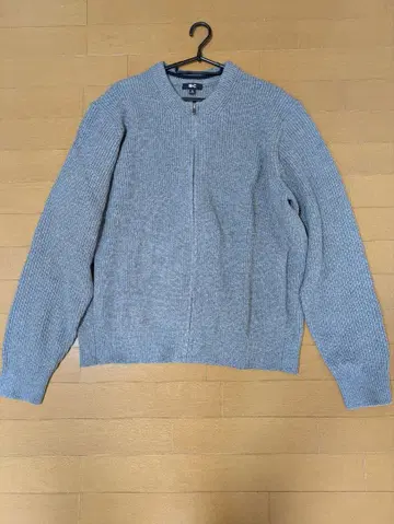 유니클로C 크루넥 풀 집업 가디건 XL 사이즈